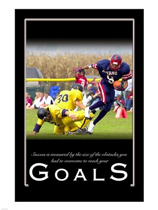 Framed Goals Print