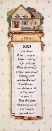 Framed J.b. Grant - Bless Print