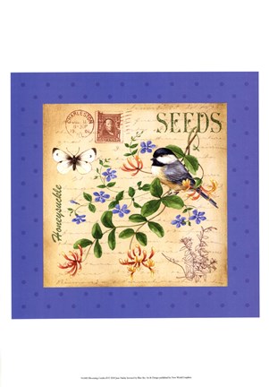 Framed Blooming Garden II Print