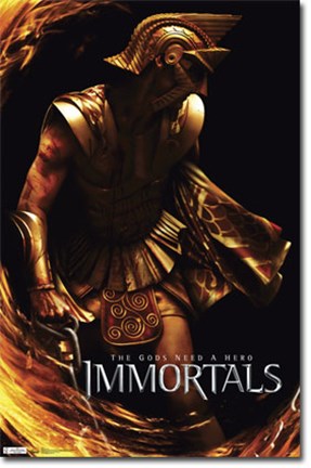 Framed Immortals - Zeus Print