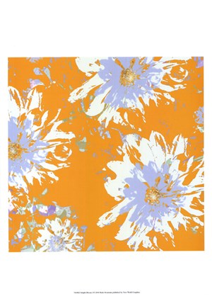 Framed Simple Bloom I Print