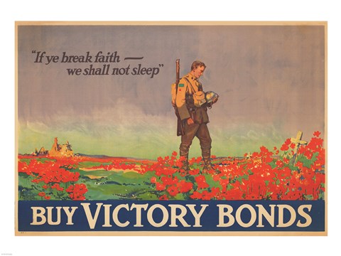 Framed If Ye Break Faith - We Shall Not Sleep Print