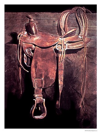 Framed Cowboy's Friend II Print