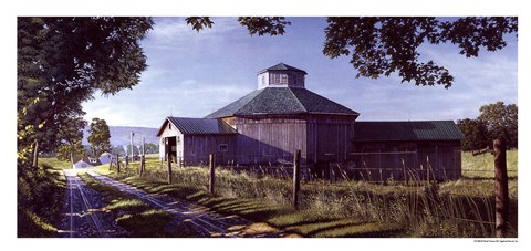 Framed Eight Sided Beauty Print