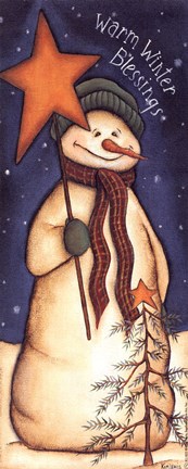 Framed Winter Blessings Print