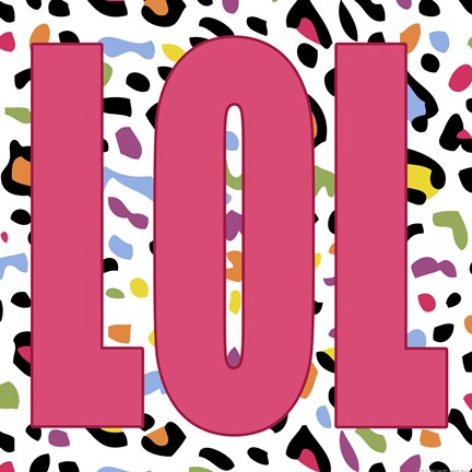 Framed LOL Leopard Print