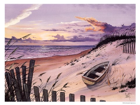 Framed Pastel Point Print