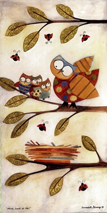 Framed Mom, Look at Me! Print