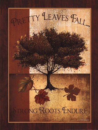 Framed Strong Roots Endure Print