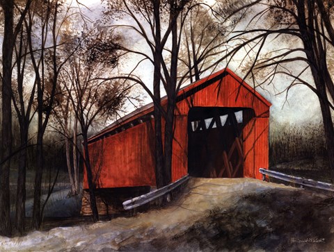 Framed Stonelick Covered Bridge Print