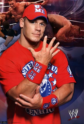 Framed WWE - John Cena 11 Print