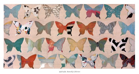 Framed Butterfly Collection Print