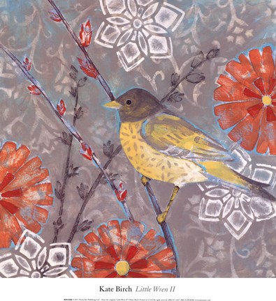 Framed Little Wren II Print