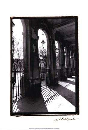 Framed Parisian Archways II Print