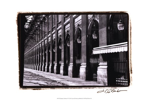 Framed Parisian Archways IV Print