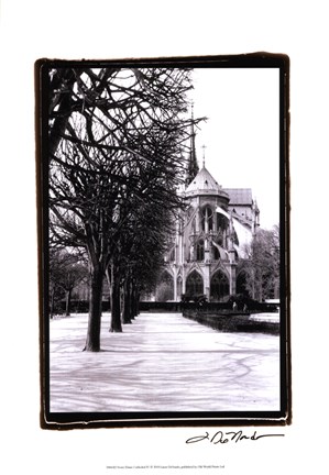 Framed Notre Dame Cathedral IV Print
