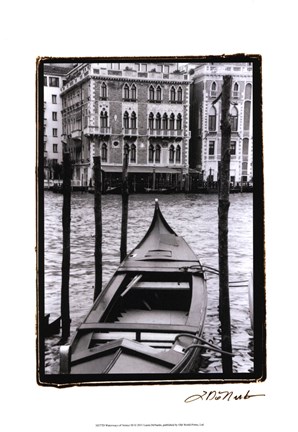 Framed Waterways of Venice III Print