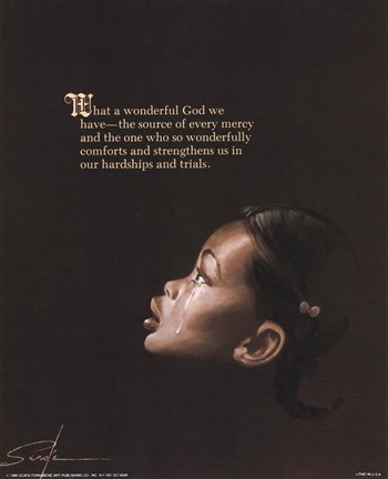 Framed Soul Tears (Girl) Print