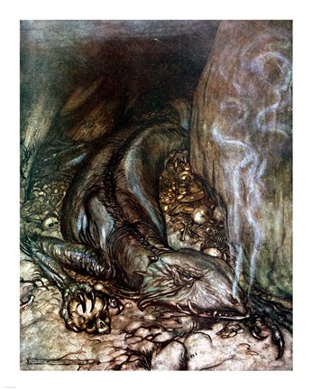 Framed Dragon IV Print