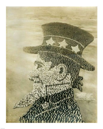 Framed Camp Lee Virginia 1918 Print