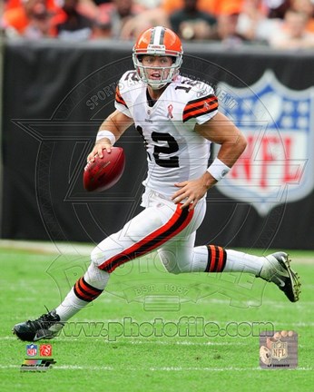 Framed Colt McCoy 2011 Action Print