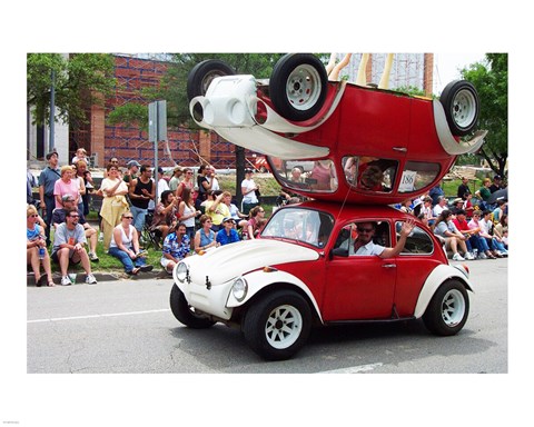 Framed Houston Art Car Parade 2004 Entry Print