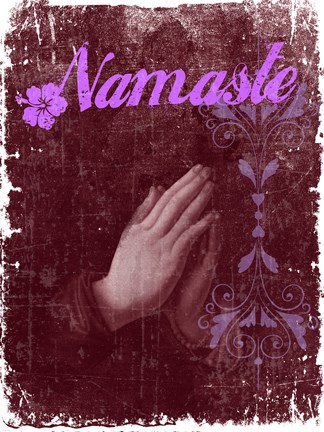 Framed Namaste Print