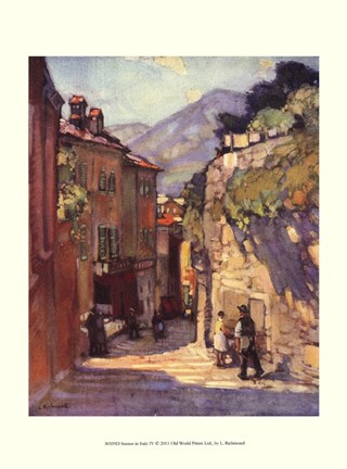 Framed Scenes in Italy IV Print