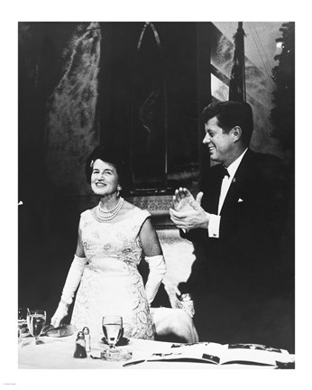 Framed Kennedy Foundation Awards Banquet. Mrs. Joseph P. Kennedy Print