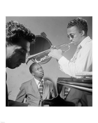 Framed Miles Davis, Howard McGhee, September 1947 Print
