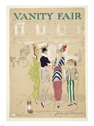 Framed Vanity Fair June 1914 Print