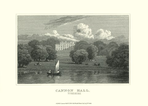 Framed Cannon Hall Print