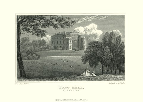 Framed Tong Hall Print