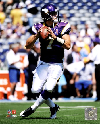 Framed Christian Ponder 2011 Action Print