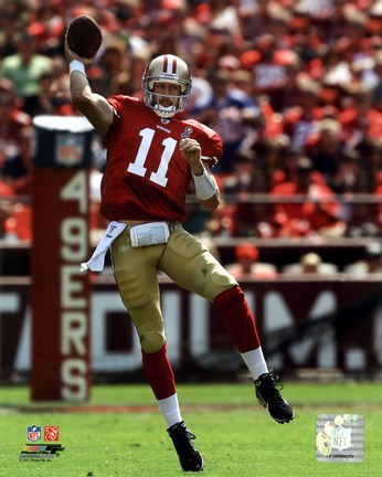 Framed Alex Smith 2011 Action Print