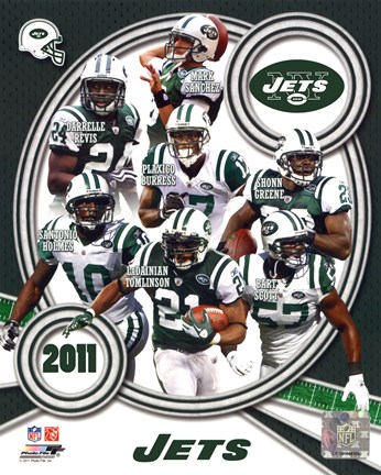 Framed New York Jets 2011 Team Composite Print