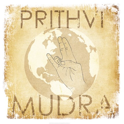 Framed Prithvi Mudra (The World) Print