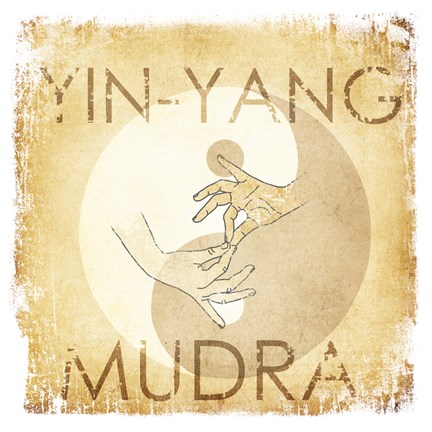 Framed Yin-Yang Mudra Print