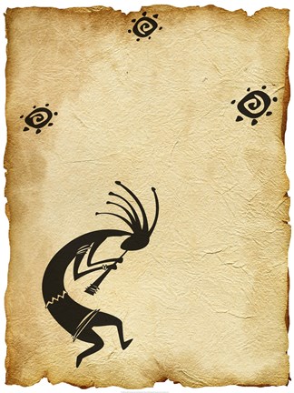 Framed Kokopelli II Print