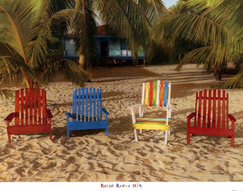 Framed Grab A Chair Print