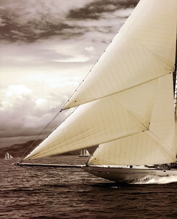 Framed Starting Line II Print