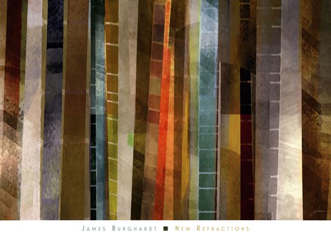 Framed New Refractions I Print