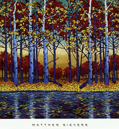 Framed Saturated Reflections Print