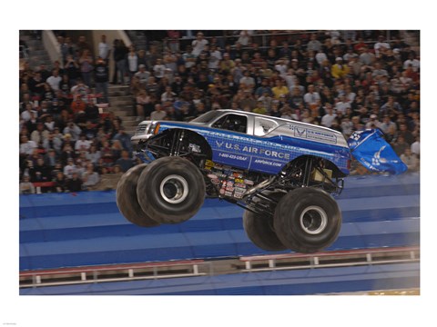 Framed USAF Afterburner Monster Jam Print