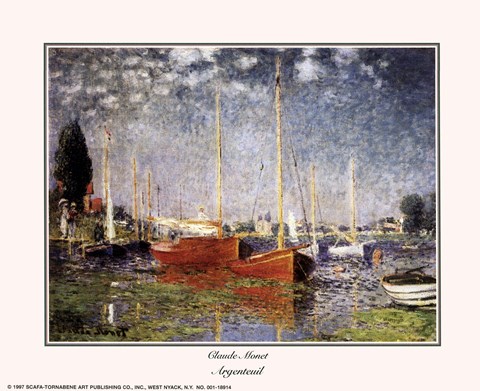 Framed Argenteuil Print