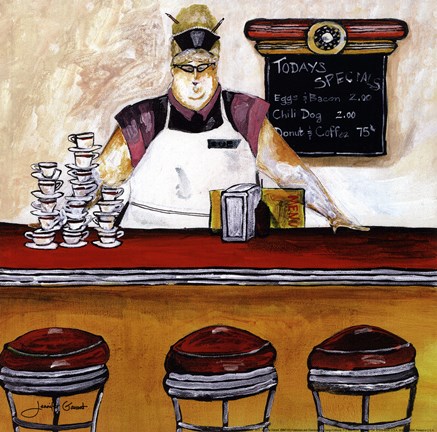 Framed Todays Specials Print