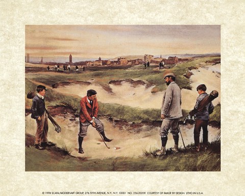 Framed Sand Trap Print