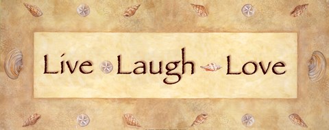 Framed Live, Laugh, Love Print
