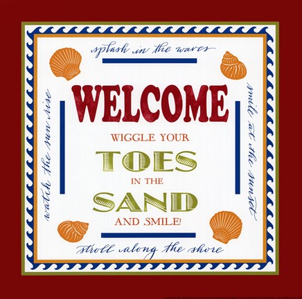 Framed Beach Sand Print