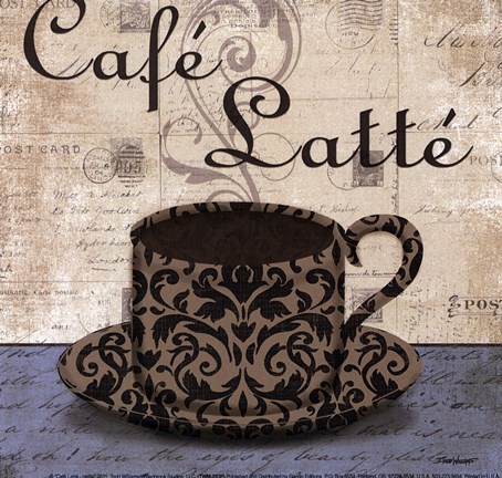 Framed Cafe Latte -Petite Print